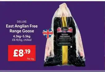 Lidl Deluxe East Anglian Free Range Goose offer