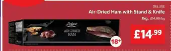 Lidl Deluxe Air-dried Ham With Stand & Knife offer