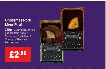 Lidl Christmas Pork Liver Paté offer