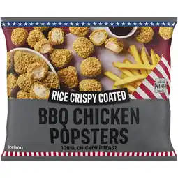 Iceland Iceland Rice Crispy Coated BBQ Chicken Popsters 500g offer
