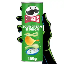 Iceland Pringles Sour Cream & Onion Sharing Crisps 185g offer