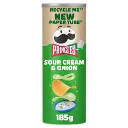 Iceland Pringles Sour Cream & Onion Sharing Crisps 185g offer