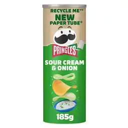 Iceland Pringles Sour Cream & Onion Sharing Crisps 185g offer