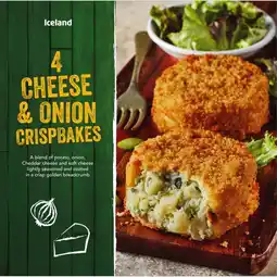 Iceland Iceland 4 Cheese and Onion Crispbakes 454g offer