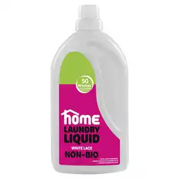 Iceland HOME Laundry Liquid Non-Bio White Lace 50 Wash offer