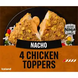 Iceland Iceland 4 Chicken Toppers Southern Fried with Southern Style Gravy 400g offer