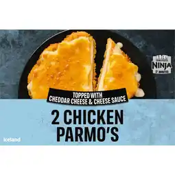 Iceland Iceland 2 Chicken Parmo’s 370g offer