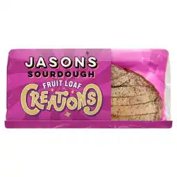 Tesco Jason's Creations Fruited Loaf Sourdough 400g offer