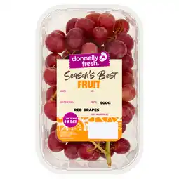 Iceland Donnelly Fresh Red Grapes 10 x 500g offer