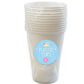 Iceland Plastic Cups 12pk offer