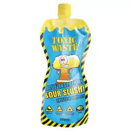 Iceland Toxic Waste Blue Raspberry Sour Slushy 250ml offer