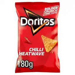 Morrisons Doritos Chilli Heatwave Tortilla Chips Sharing Bag Crisps offer