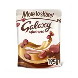 Morrisons Galaxy Minstrels Milk Chocolate Buttons Sharing Pouch Bag 195g offer