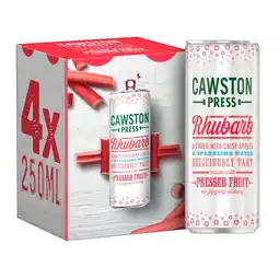 Morrisons Cawston Press Sparkling Rhubarb 4 x 250ml offer