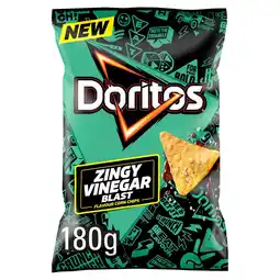 Morrisons Doritos Vinegar Sharing Tortilla Crisps 180g offer