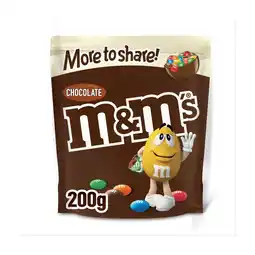 Morrisons M&M's Milk Chocolate Pouch Bag 200g offer