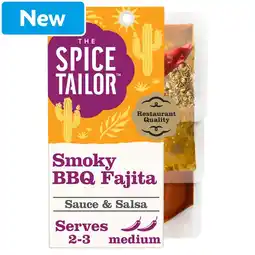 Morrisons The Spice Tailor Mexican Smoky BBQ Fajita Sauce & Salsa Meal Kit offer
