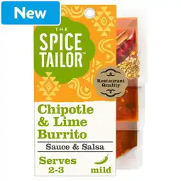 Morrisons The Spice Tailor Mexican Chipotle Burrito Sauce & Salsa Meal Kit offer
