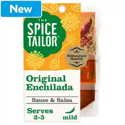 Morrisons The Spice Tailor Mexican Enchilada Sauce and Salsa Meal Kit offer