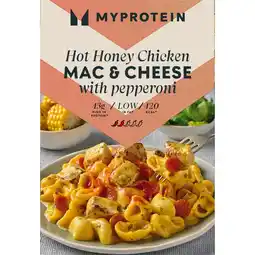 Iceland Myprotein Hot Honey Chicken Mac & Cheese with Pepperoni 350g offer