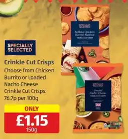 Aldi Crinkle Cut Crisps offer