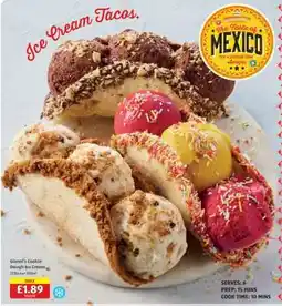 Aldi Gianni's Cookie Dough Ice Cream offer