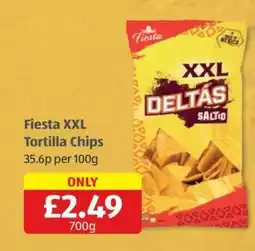 Aldi Fiesta XXL Tortilla Chips offer