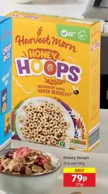 Aldi Harvest Morn Honey Hoops offer