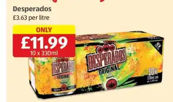 Aldi Desperados offer