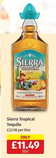 Aldi Sierra Tropical Tequila offer
