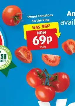Aldi Sweet Tomatoes on the Vine offer