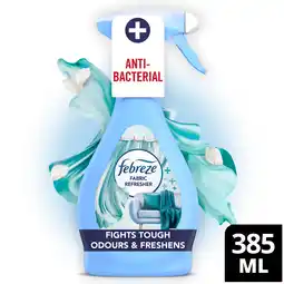 Tesco Febreze Fabric Refresher Fresh Linen Anti-Bacterial 385ml offer