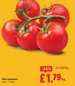 Lidl Vine Tomatoes Loose offer