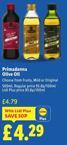 Lidl Primadonna Olive Oil offer