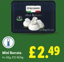 Lidl ITALIAMO Mini Burrata offer