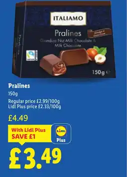 Lidl ITALIAMO Pralines offer