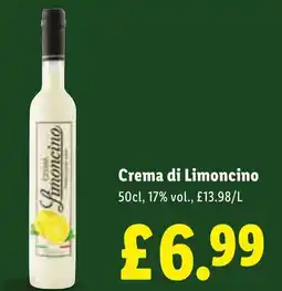 Lidl Crema di Limoncino offer