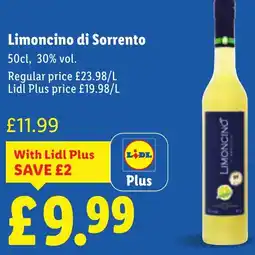 Lidl Limoncino di Sorrento offer