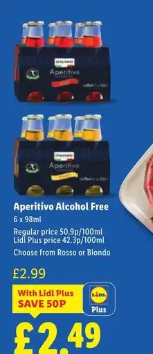 Lidl ITALIAMO Aperitivo Alcohol Free offer