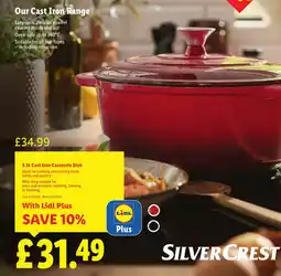 Lidl Cast Iron Casserole Dish offer