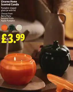 Lidl Livarno Home Scented Candle offer