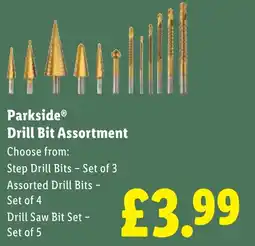 Lidl Parkside Drill Bit Assortment offer