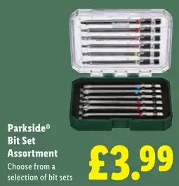 Lidl Parkside Bit Set Assortment offer