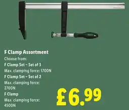 Lidl F Clamp Assortment offer