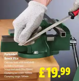 Lidl Parkside Bench Vice offer