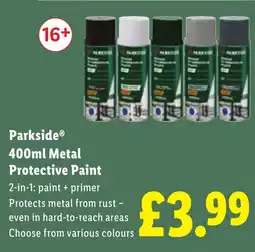 Lidl Parkside Metal Protective Paint offer