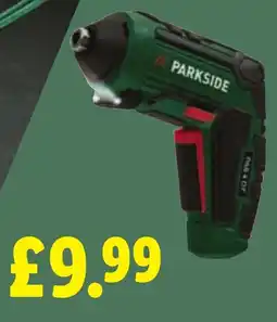 Lidl Parkside 4V Cordless Screwdriver Compact screwdriver offer