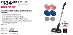 Costco Aircraft PowerGlide Cordless Hard Floor Cleaner & Polisher offer