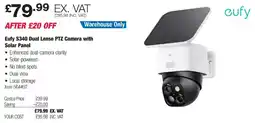 Costco Eufy S340 Dual Lense PTZ Camera with Solar Panel offer