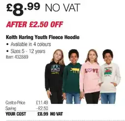 Costco Keith Haring Youth Fleece Hoodie offer